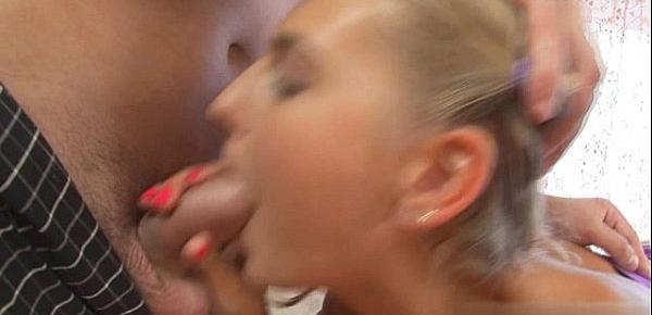 Sexy model   throat fuck